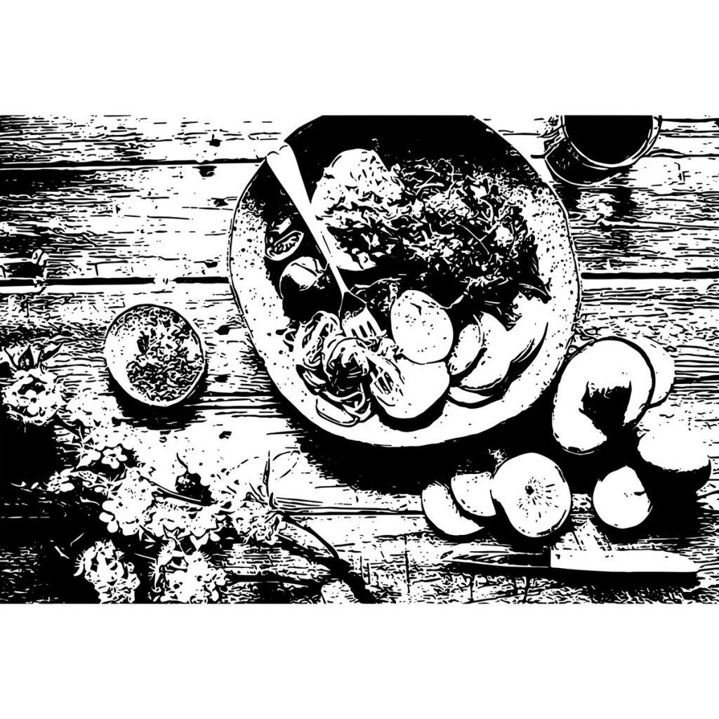 R日記 ～315日目～サラダのある食卓