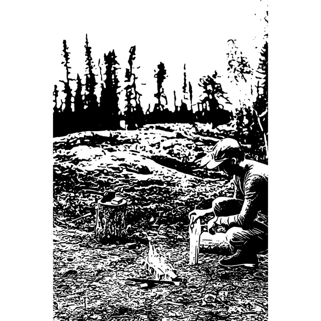 R日記 ～722日目～自分で火種を作る